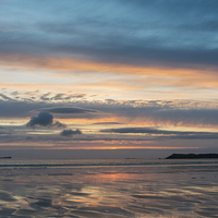 Buy canvas prints of  Sunset at Balnakeil Bay by Richard Burdon