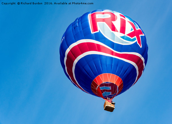 Hot Air Balloon Picture Board by Richard Burdon