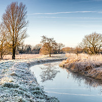 Buy canvas prints of Frosty Morning at Costa Beck by Richard Burdon