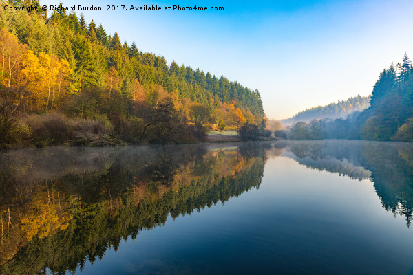 Staindale Lake in Autumn Picture Board by Richard Burdon