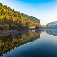 Buy canvas prints of Staindale Lake in Autumn by Richard Burdon