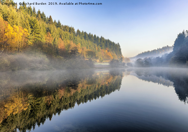 Staindale Lake In Autumn Picture Board by Richard Burdon