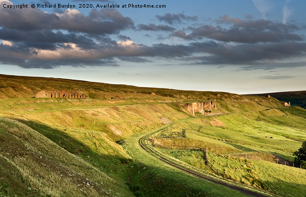 Rosedale at Sunset Picture Board by Richard Burdon