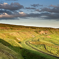 Buy canvas prints of Rosedale at Sunset by Richard Burdon