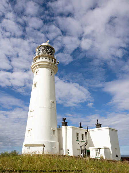 Flamborough Lighthouse Picture Board by Richard Burdon