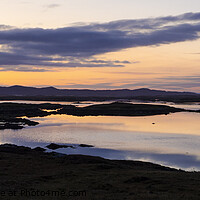 Buy canvas prints of Sunrise over Loch Portain by Richard Burdon