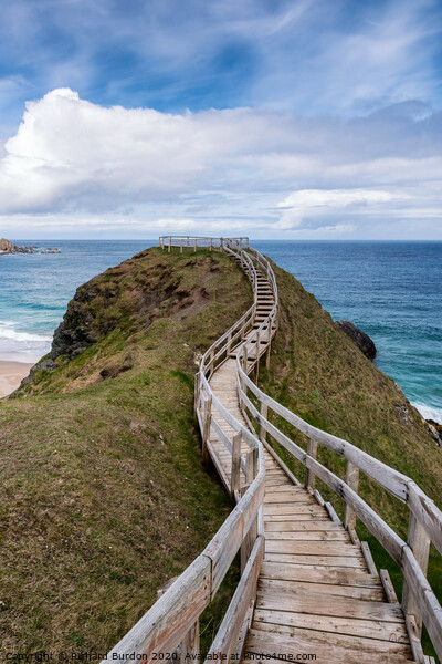 Sango Bay Viewpoint Picture Board by Richard Burdon