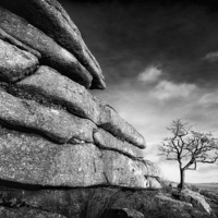 Buy canvas prints of  Feather Tor, Dartmoor by simon pither