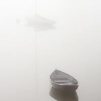 Buy canvas prints of  Fog on the river Tamar by simon pither