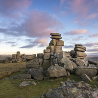Buy canvas prints of  Great Staple Tor by simon pither