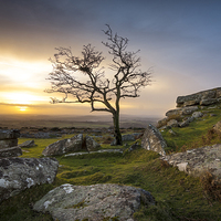 Buy canvas prints of  Feather Tor by simon pither