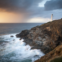 Buy canvas prints of  Trevose Head, Cornwall by simon pither