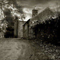 Buy canvas prints of Outbuildings by Reg Atkinson