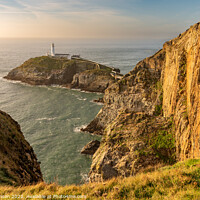 Buy canvas prints of View to South Stack Lighthouse  by Gail Johnson