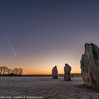 Buy canvas prints of Avebury Stone Circle Neolithic and Bronze Age ceremonial site at by Gail Johnson