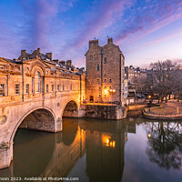 Buy canvas prints of Walking  around Bath Historic city centre , England UK by Gail Johnson