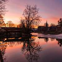 Buy canvas prints of walking around Bath historic city centre at dawn  by Gail Johnson