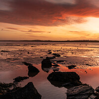 Buy canvas prints of Sunrise at Penrhos Nature Park, Anglesey  by Gail Johnson