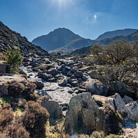 Buy canvas prints of Views around the Devils Kitchen, Snowdonia National Park , North by Gail Johnson