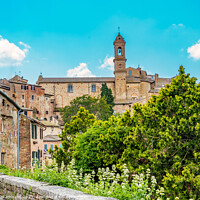 Buy canvas prints of Views travelling around Montepulciano, Tuscany, Italy  by Gail Johnson