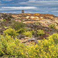 Buy canvas prints of Parys Mountain ancient copper mine  by Gail Johnson