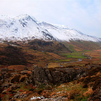 Buy canvas prints of Snowdonia in Winter by Gail Johnson
