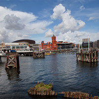 Buy canvas prints of Cardiff Bay by Gail Johnson