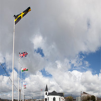 Buy canvas prints of Norwegian Church by Gail Johnson