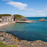 Buy canvas prints of Porth Dinllaen lifeboat station by Gail Johnson