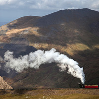 Buy canvas prints of Snowdon Mountain Railway by Gail Johnson