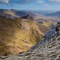 Buy canvas prints of View down the Pyg and Miners Track by Gail Johnson