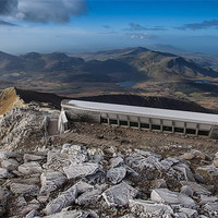 Buy canvas prints of The Summit of Snowdon by Gail Johnson