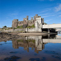 Buy canvas prints of Conwy Castle by Gail Johnson
