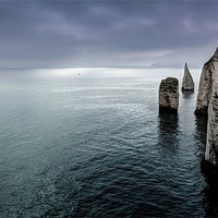 Buy canvas prints of Old Harry Rocks by Gail Johnson