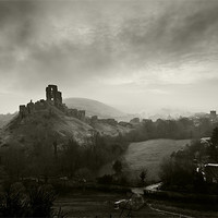 Buy canvas prints of Corfe Castle by Gail Johnson