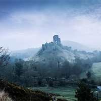 Buy canvas prints of Corfe Castle by Gail Johnson