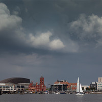 Buy canvas prints of Cardiff bay by Gail Johnson