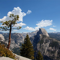 Buy canvas prints of Half dome by Gail Johnson