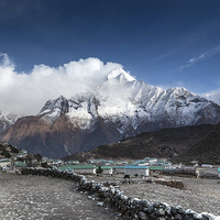 Buy canvas prints of Khumjung by Gail Johnson