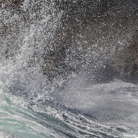 Buy canvas prints of Crashing waves by Gail Johnson