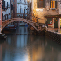 Buy canvas prints of Venice Canal by Gail Johnson