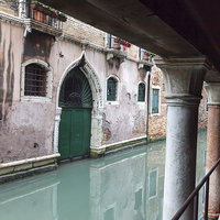 Buy canvas prints of Venice Canal by Gail Johnson