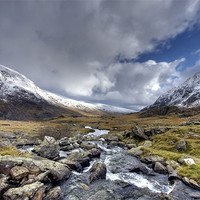Buy canvas prints of Winter in Snowdonia by Gail Johnson