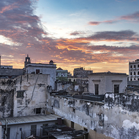 Buy canvas prints of Havana Sunrise by Gail Johnson