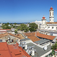 Buy canvas prints of Cienfuegos town by Gail Johnson