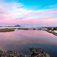 Buy canvas prints of Myvatn lake Icelandic Views by Gail Johnson