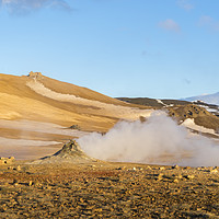 Buy canvas prints of Icelandic Views  - Namafjell by Gail Johnson