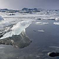 Buy canvas prints of Icelandic Views Jökulsarlon glacier lagoon by Gail Johnson