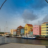 Buy canvas prints of  Punda Vibes Event - Curacao views by Gail Johnson