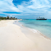Buy canvas prints of   Klien Curacao Beach Views by Gail Johnson